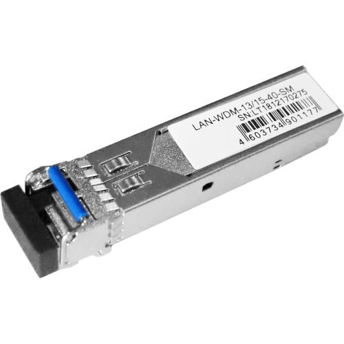 SFP WDM 1.25 Gbps, 1310nm/1550nm module, 40 km, LC, DDM, Cisco